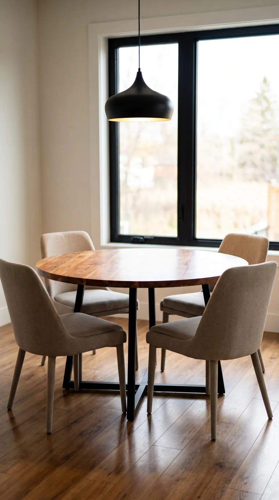 Comedor contemporáneo fotografiado para comunicar la experiencia del espacio